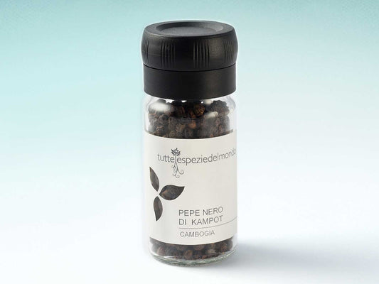 Kampot Černý pepř - Mlýnek víčko Jar 50g